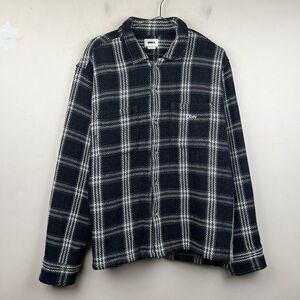 Obey Wes Woven Plaid Shirt Size L